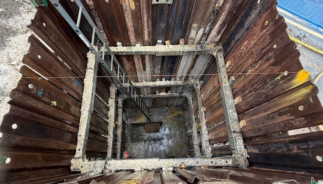 Combined drain sewer connection project in Brighton